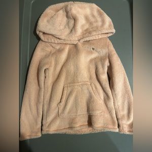 Carters Pink fluffy pullover hoodie